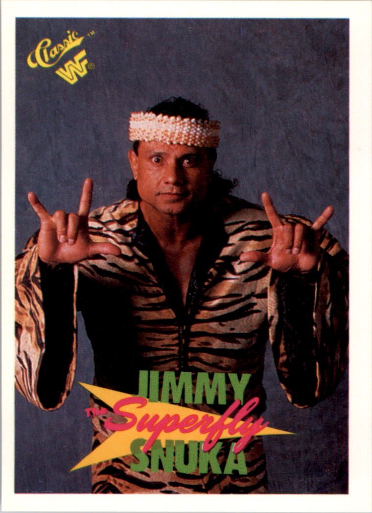1990 Classic WWF #14 Jimmy Superfly Snuka
