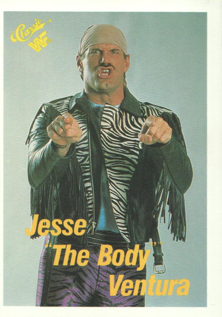 1990 Classic WWF #53 Jesse The Body Ventura