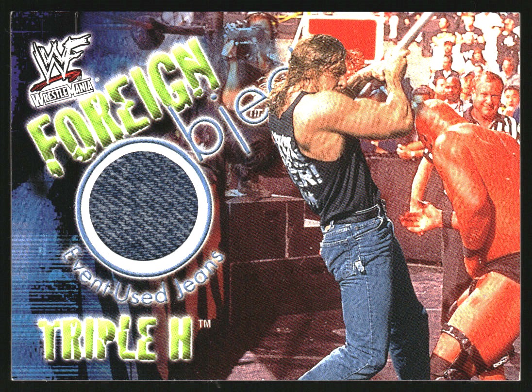 2001 Fleer WWF WrestleMania Foreign Objects #NNO Triple H/Jeans