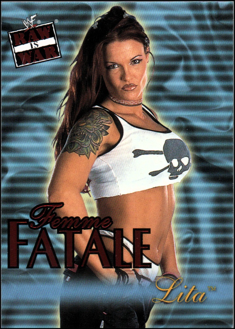 2001 Fleer WWF Raw Is War Femme Fatale #FF19 Lita