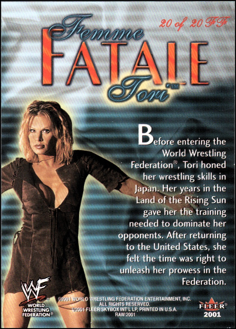 Fleer Wwf Wwe Raw Is War Femme Fatale You Pick Ebay