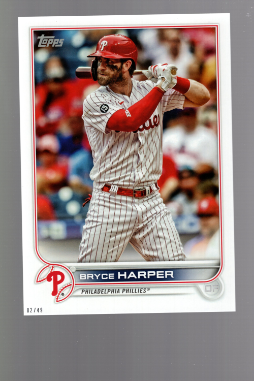2022 Topps 5x7 #250 Bryce Harper