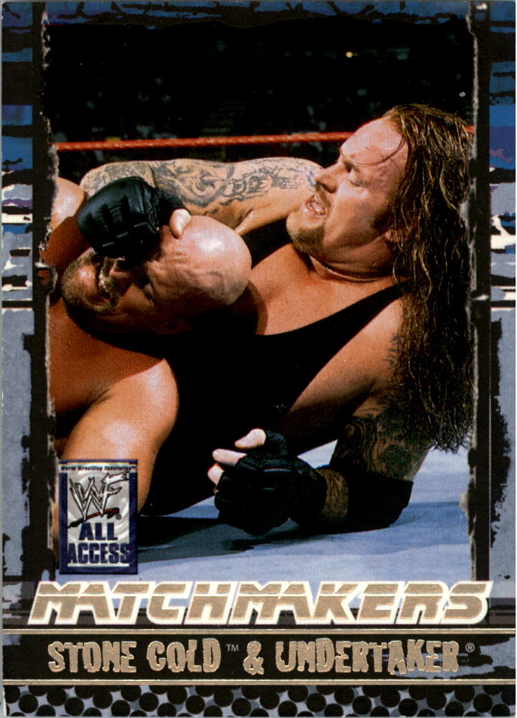 2002 Fleer WWF All Access Match Makers #MM12 Stone Cold & Undertaker