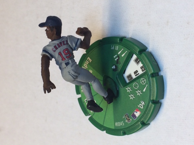 2004 MLB Sportsclix Extra Bases #45 Endy Chavez R back image