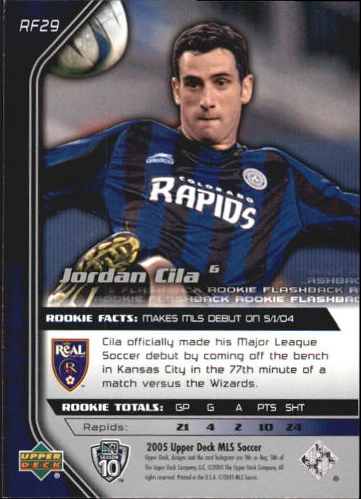  2005 Upper Deck MLS Rookie Flashback #RF19 Clint