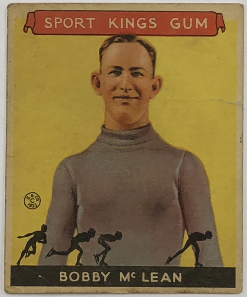 1933 Sport Kings #12 Bobby McLean Skating