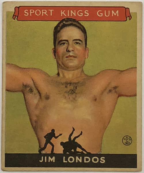 1933 Sport Kings #14 Jim Londos Wrestling