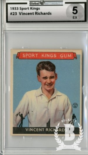1933 Sport Kings #23 Vincent Richards Tennis