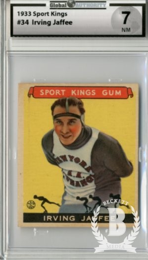 1933 Sport Kings #34 Irving Jaffee Skating