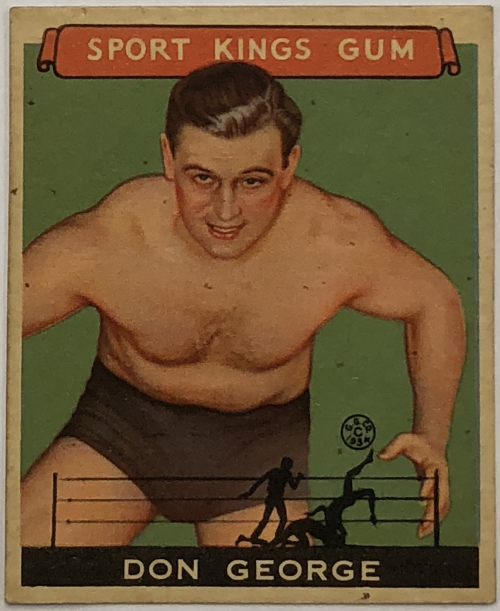 1933 Sport Kings #40 Don George Wrestling