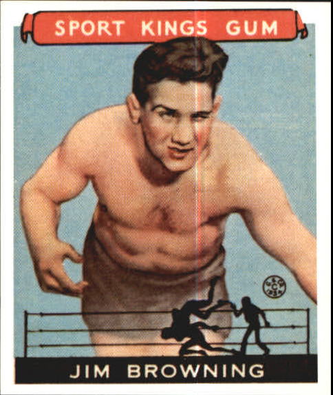 1933 Sport Kings #41 Jim Browning Wrestling