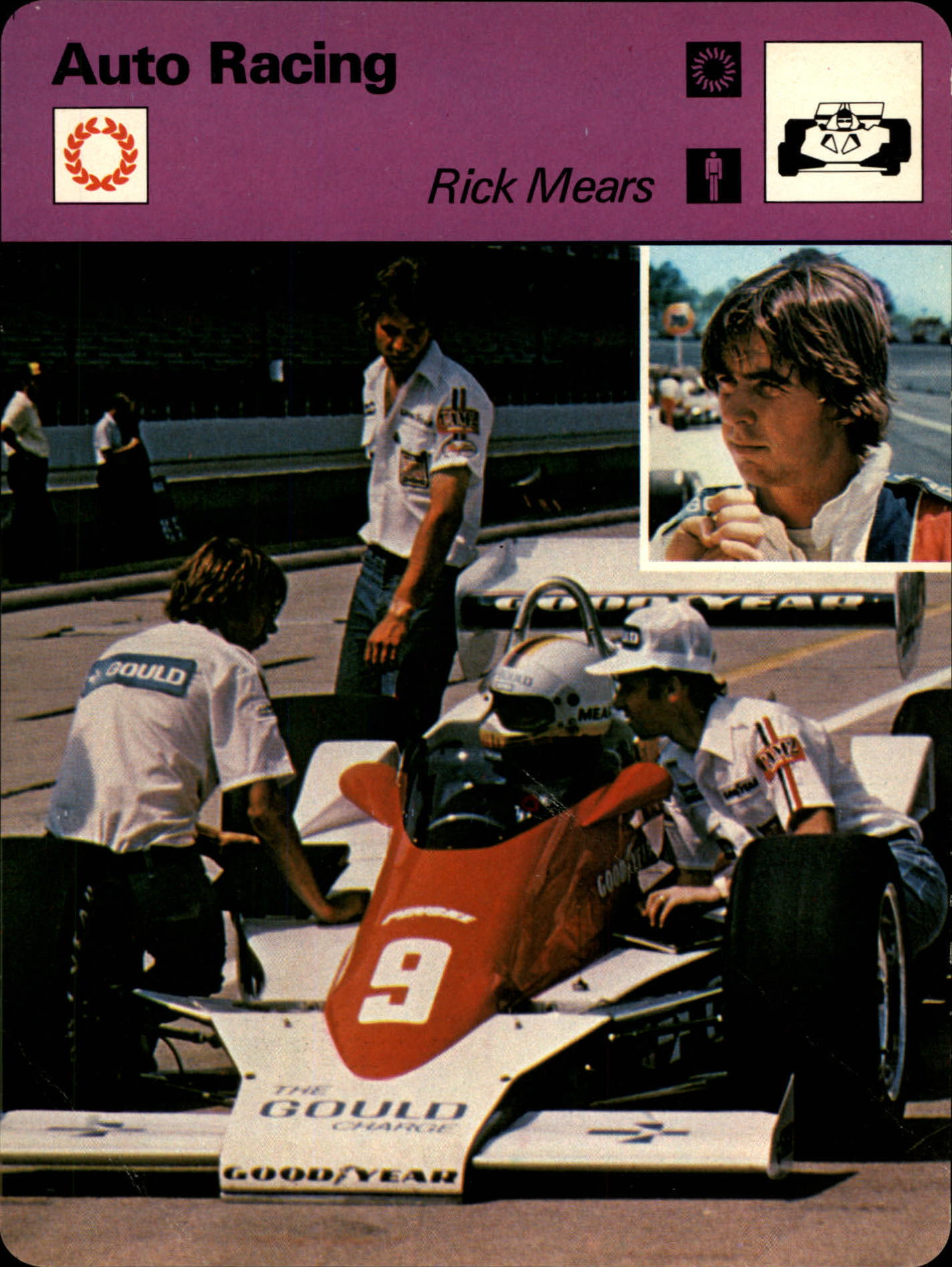 1977-79 Sportscaster Series 80 #8003 Rick Mears