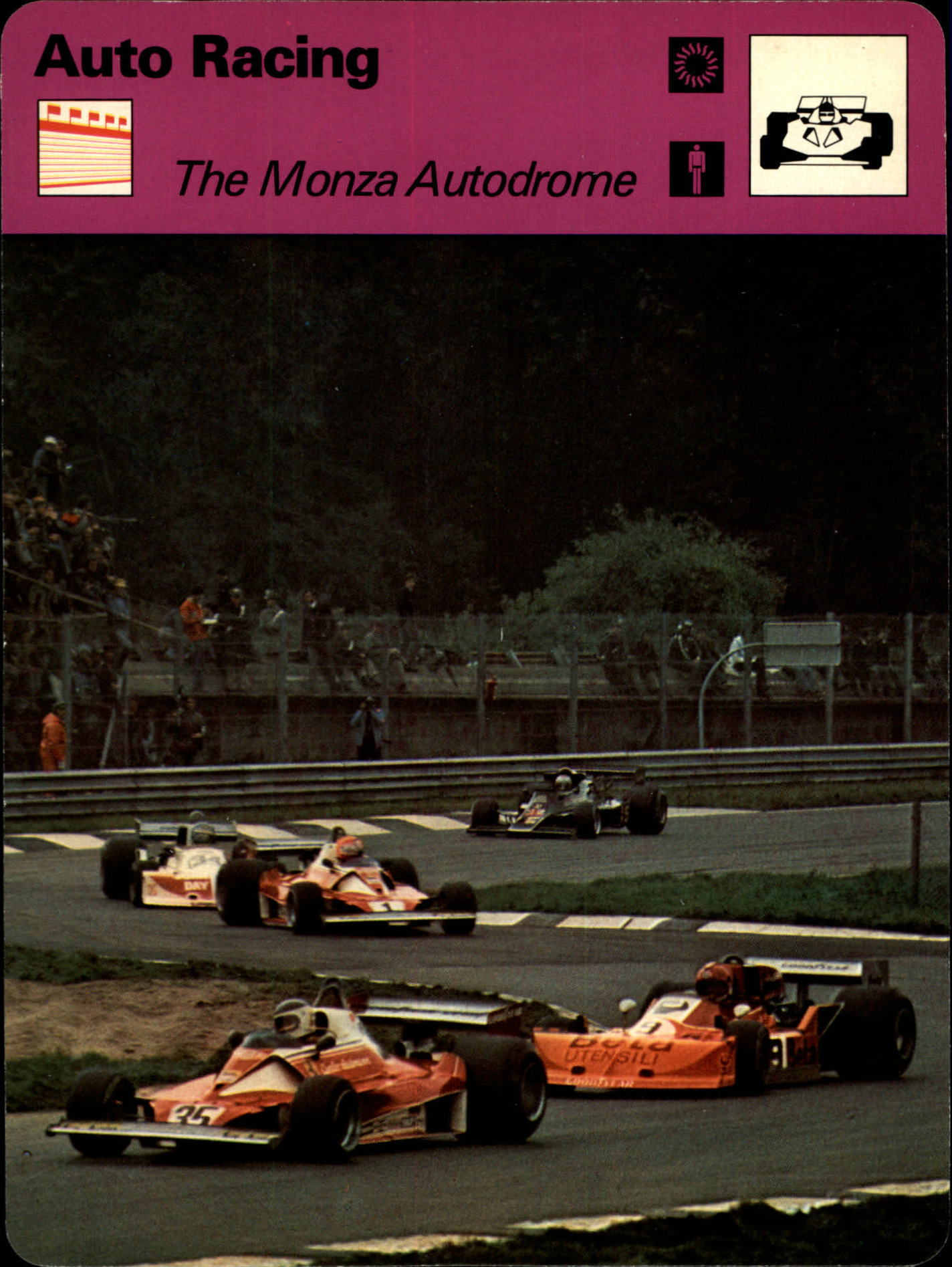 1977-79 Sportscaster Series 56 #5602 The Monza Autodrome