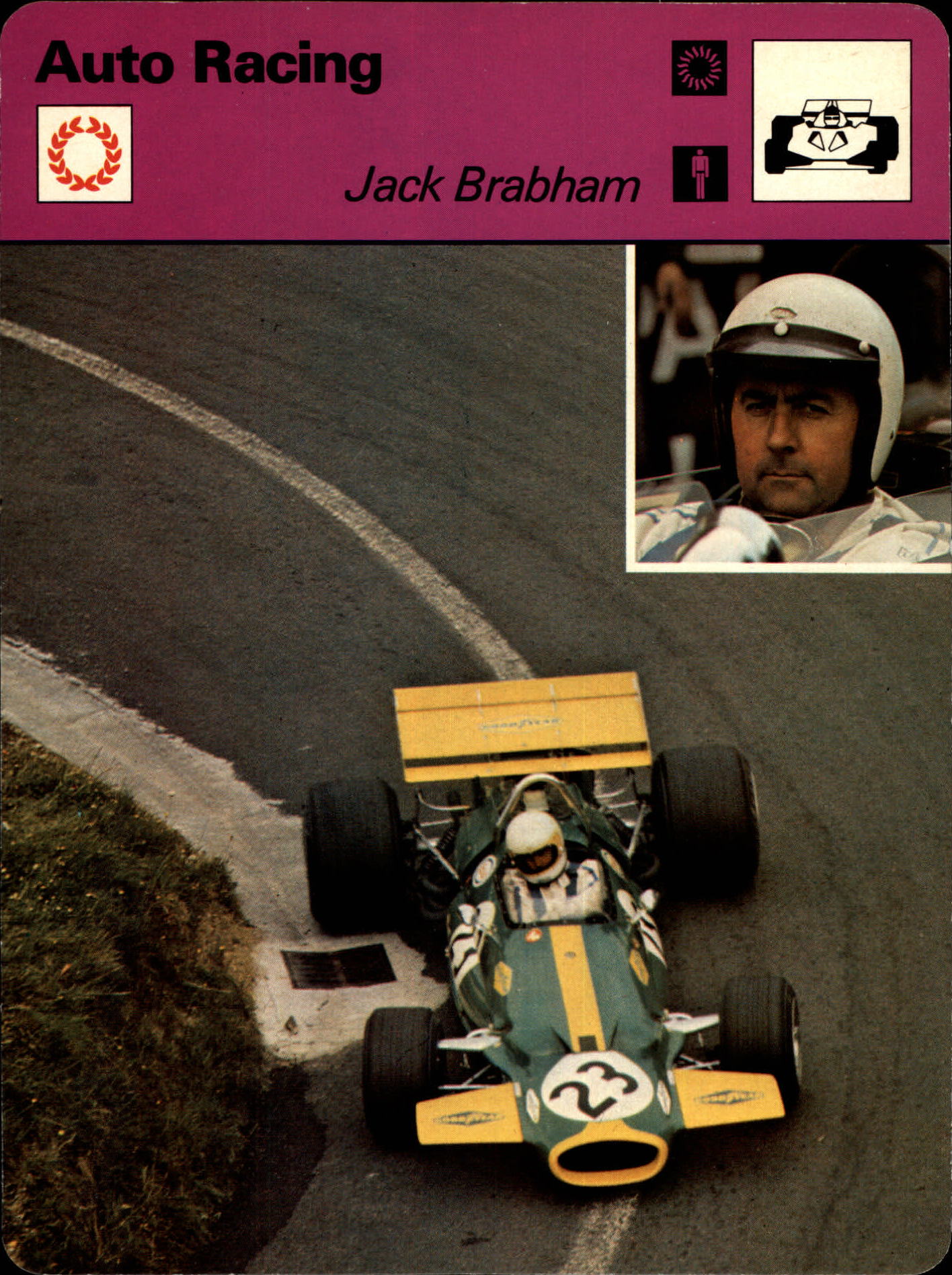 1977-79 Sportscaster Series 57 #5719 Jack Brabham