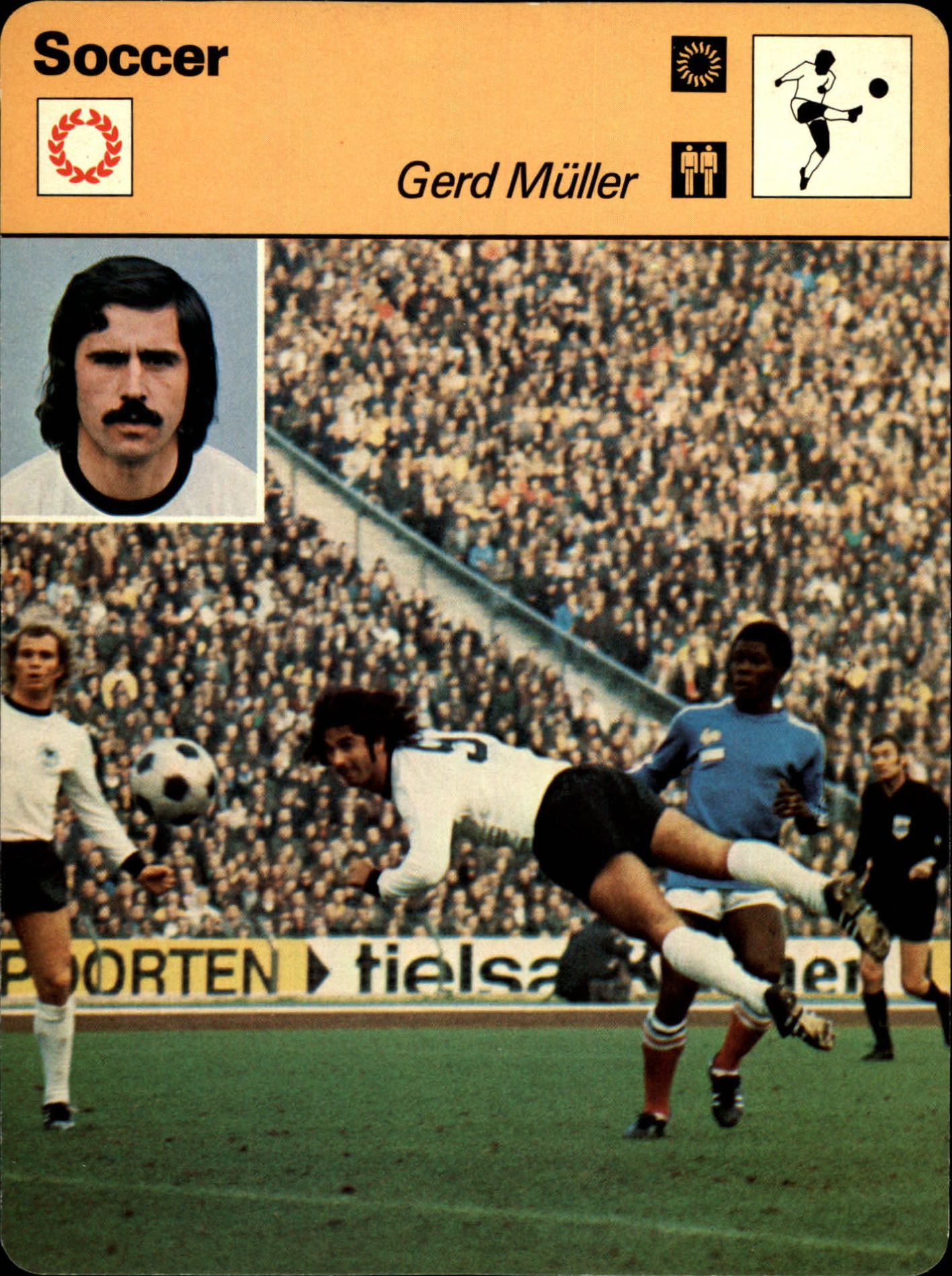 1977-79 Sportscaster Series 58 #5813 Gerd Muller