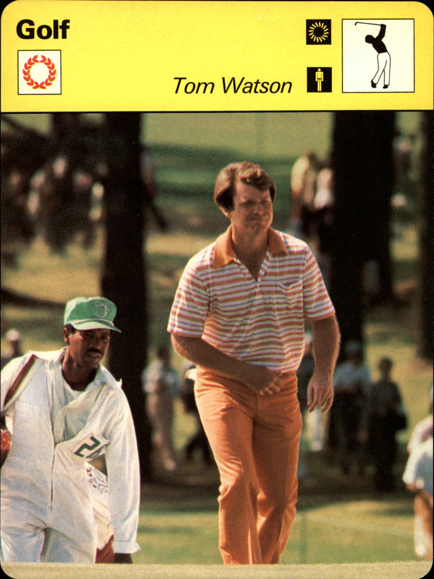 1977-79 Sportscaster Series 37 #3718 Tom Watson