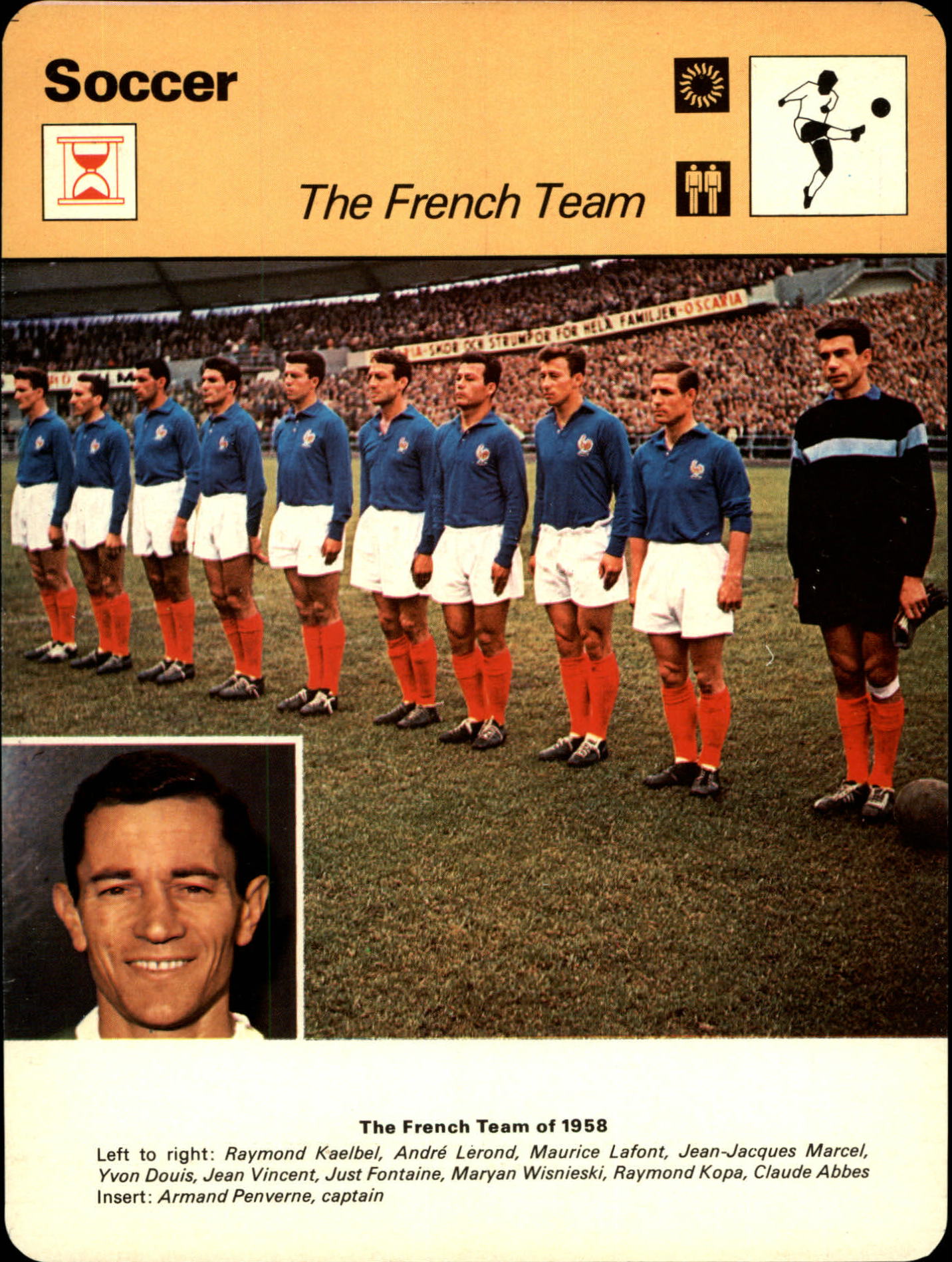 1977-79 Sportscaster Series 43 #4322 The French Team