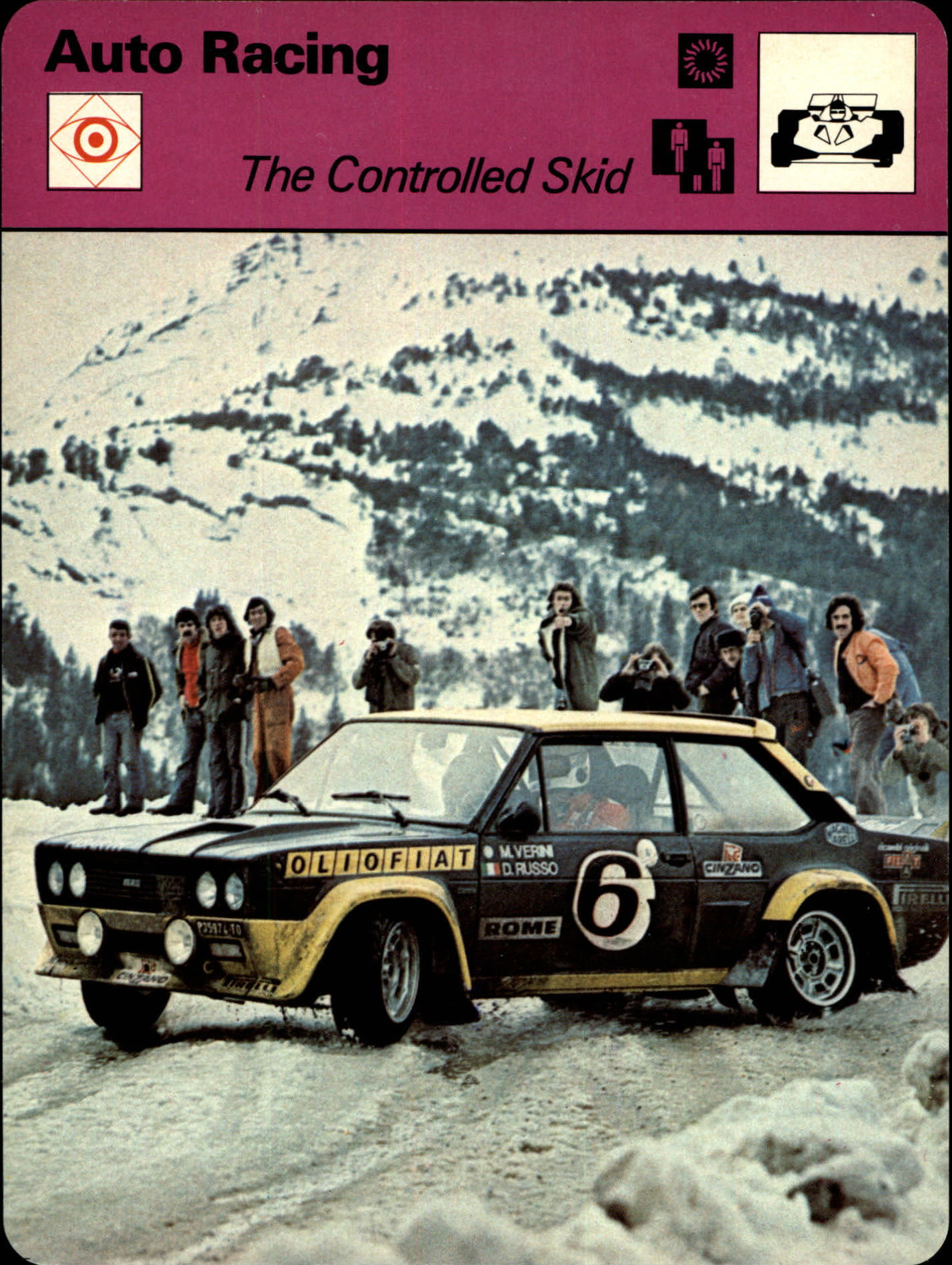 1977-79 Sportscaster Series 45 #4519 The Controlled Skid
