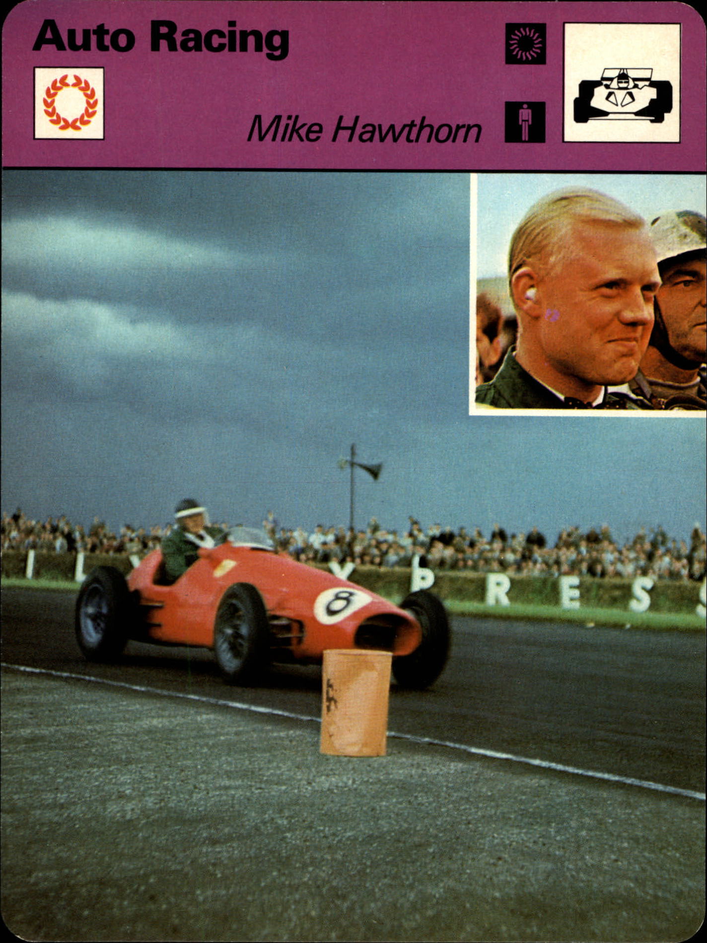 1977-79 Sportscaster Series 46 #4608 Mike Hawthorn