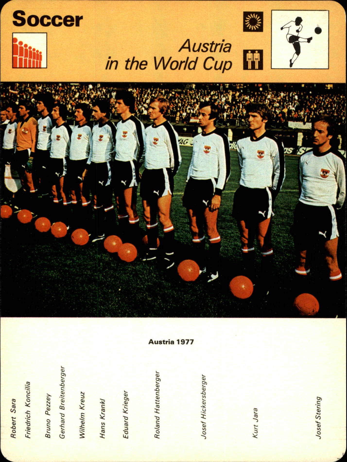 1977-79 Sportscaster Series 47 #4723 Austria in the