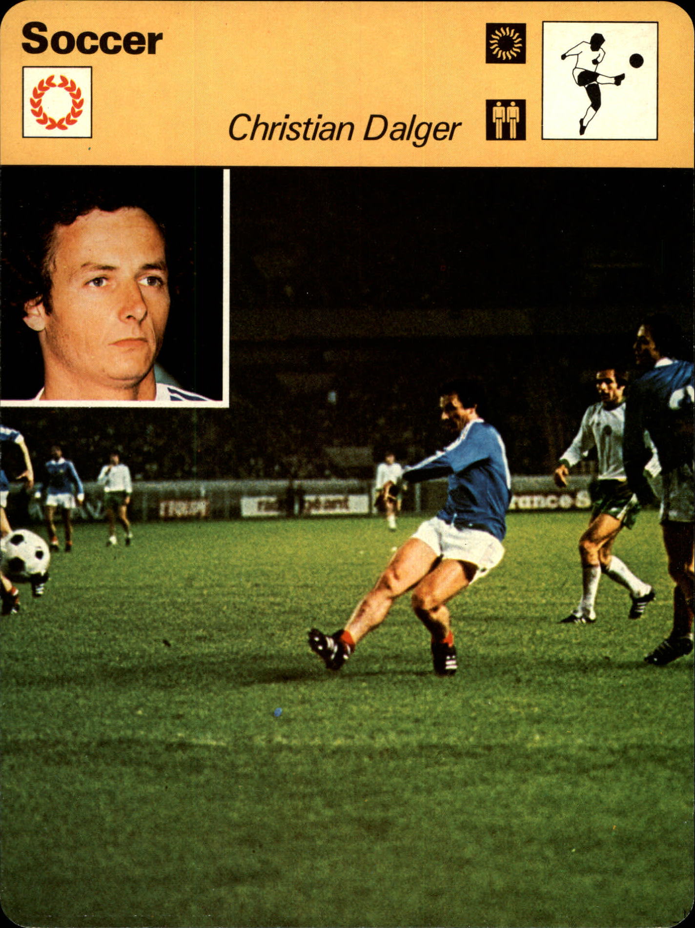 1977-79 Sportscaster Series 47 #4724 Christian Dalger