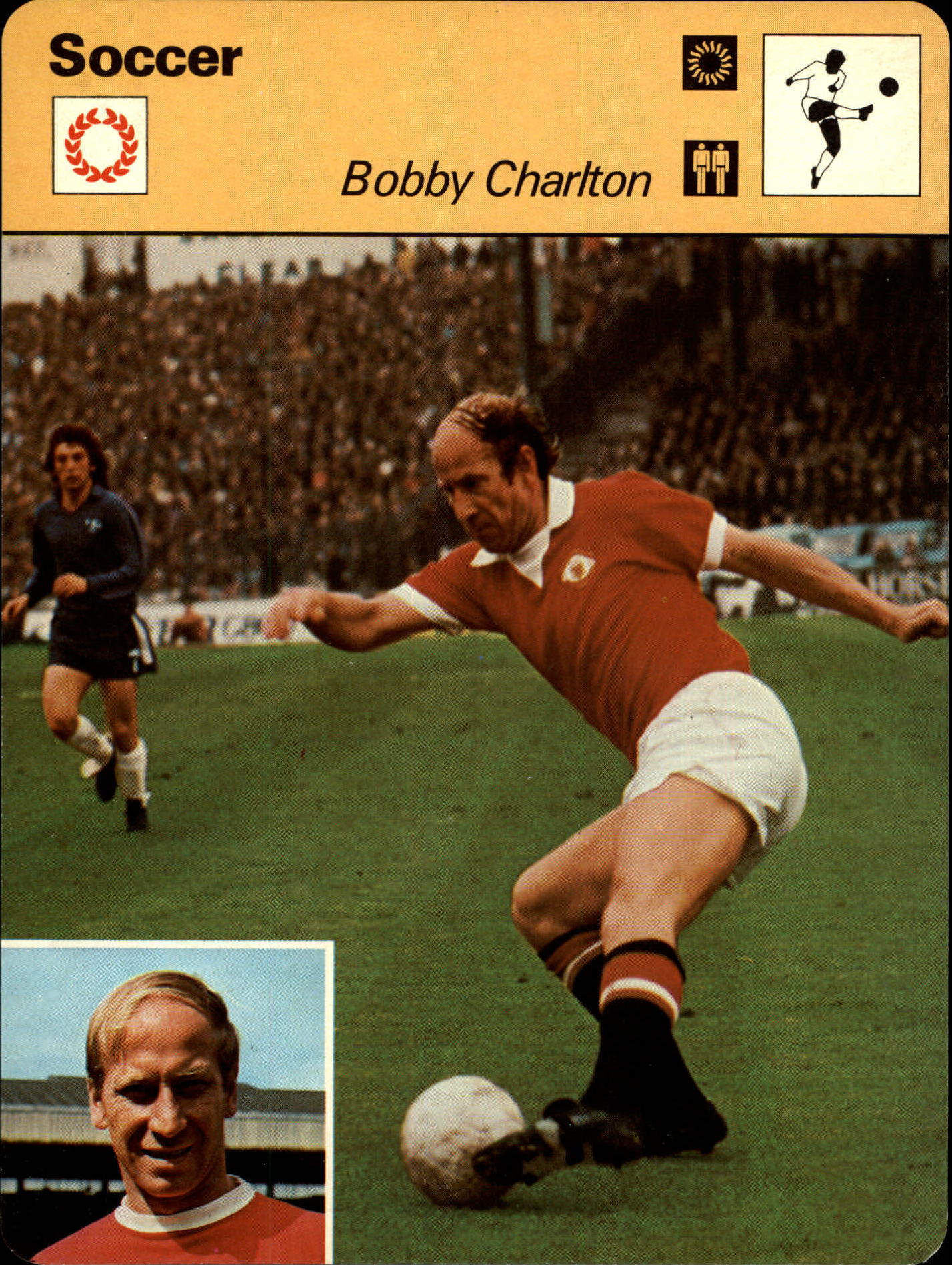 1977-79 Sportscaster Series 48 #4801 Bobby Charlton