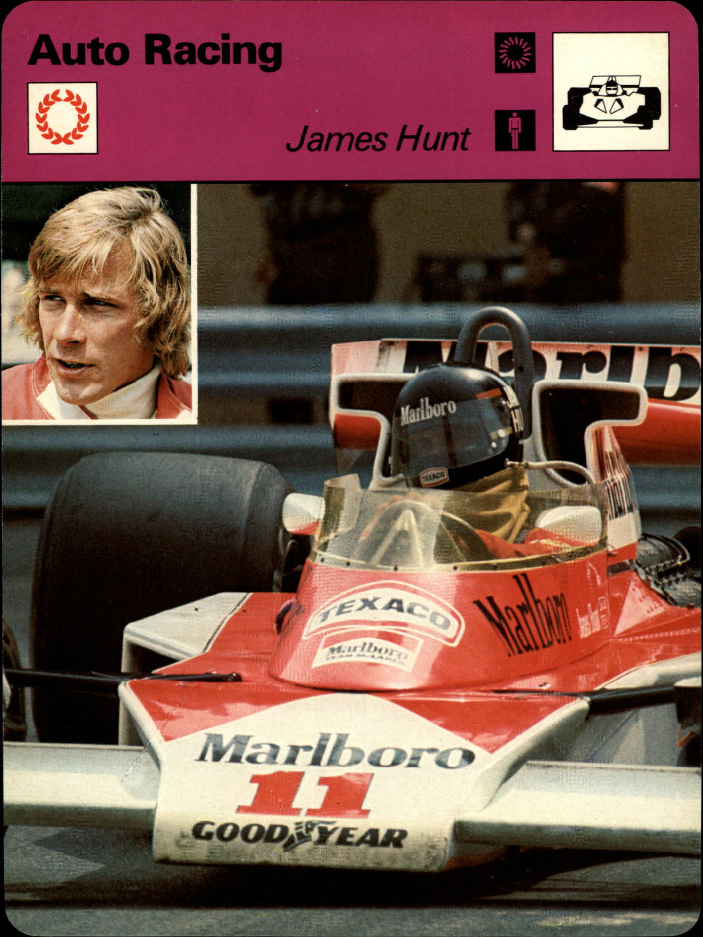 1977-79 Sportscaster Series 5 #521 James Hunt