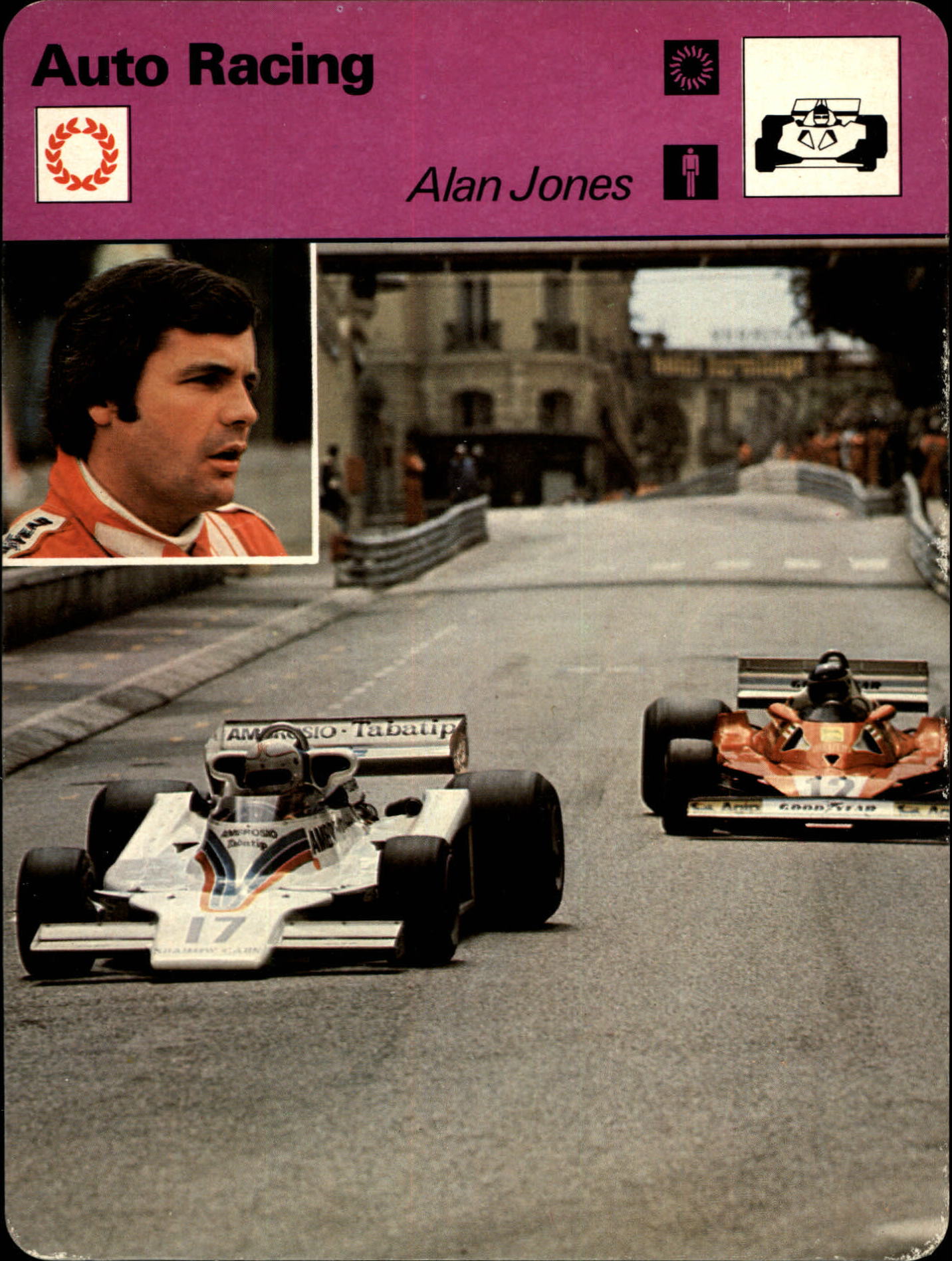 1977-79 Sportscaster Series 53 #5301 Alan Jones