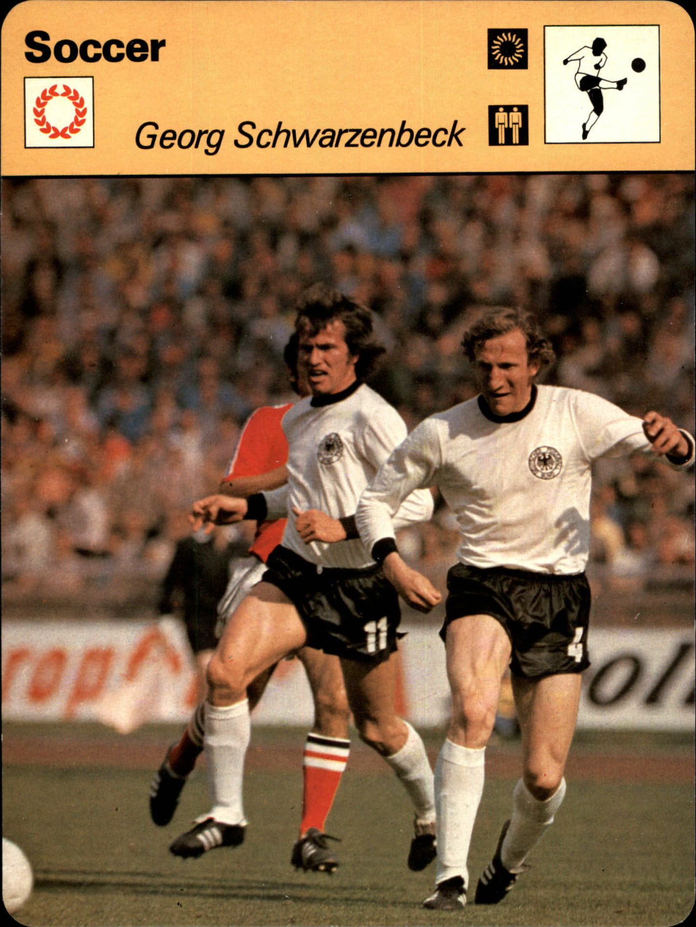 1977-79 Sportscaster Series 55 #5508 Georg Schwarzenbeck