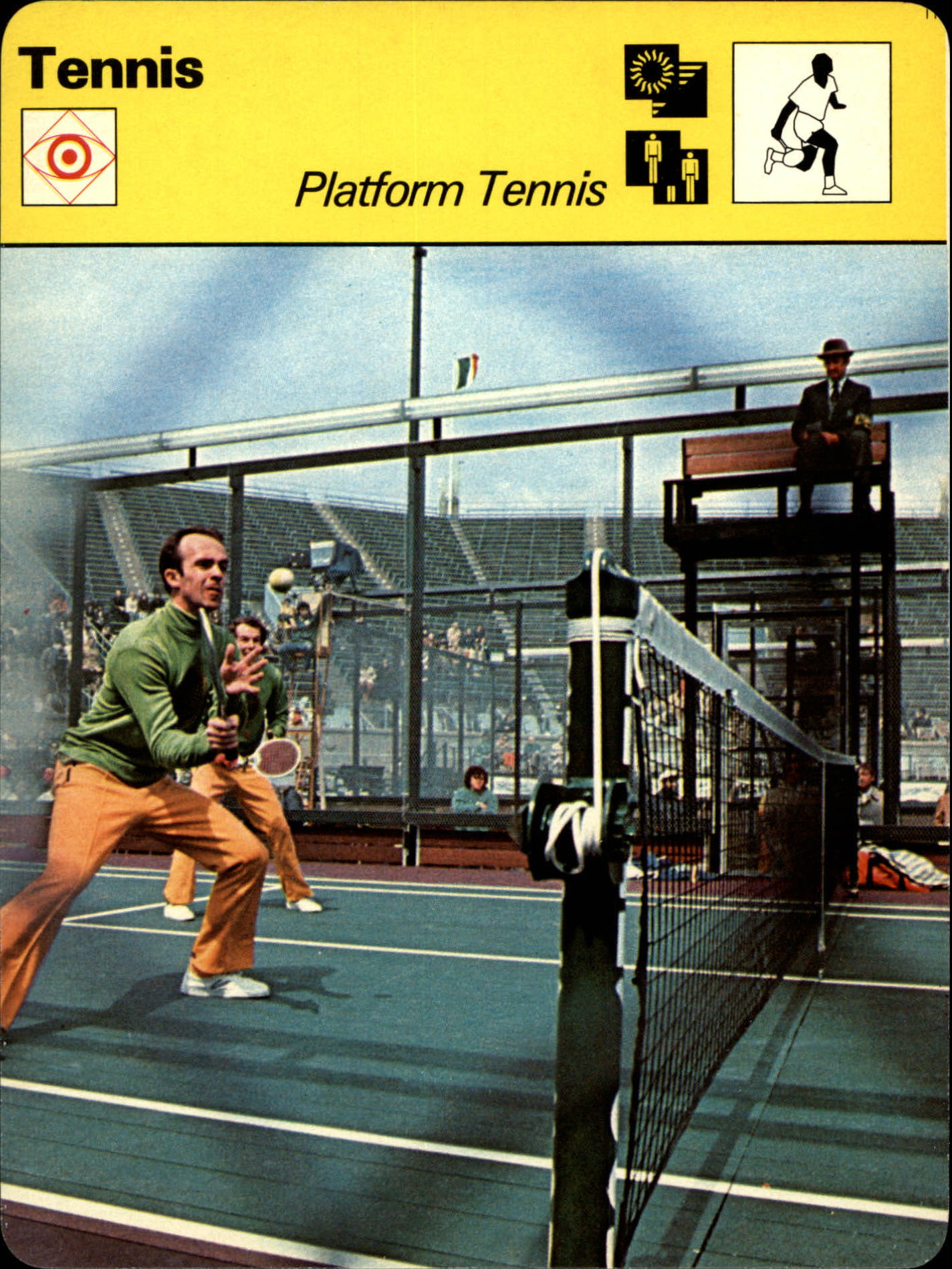 1977-79 Sportscaster Series 16 #1602 Platform Tennis