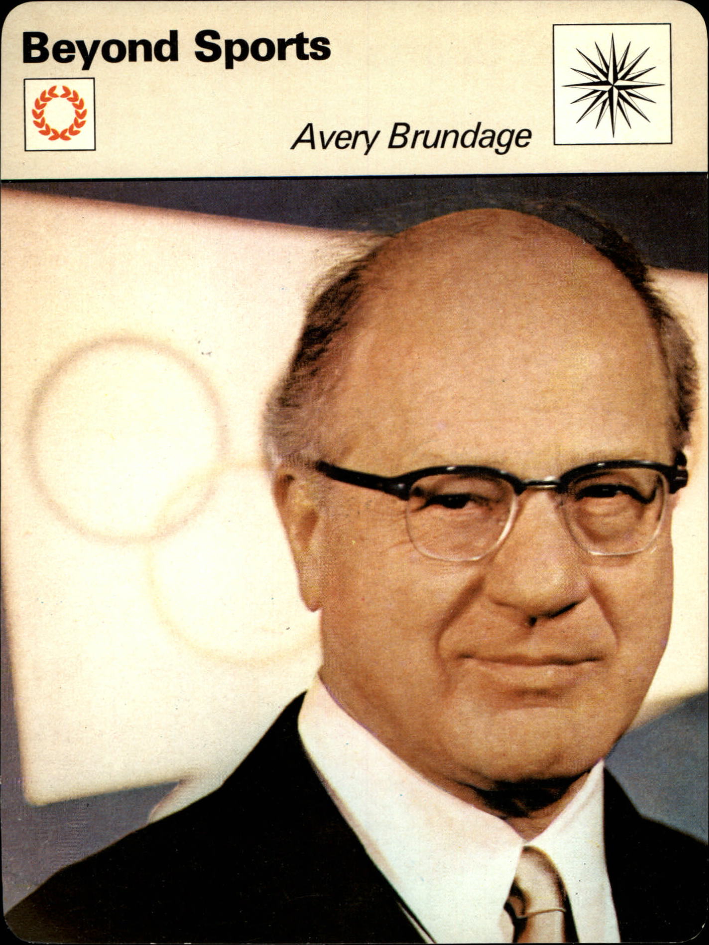 1977-79 Sportscaster Series 3 #313 Avery Brundage