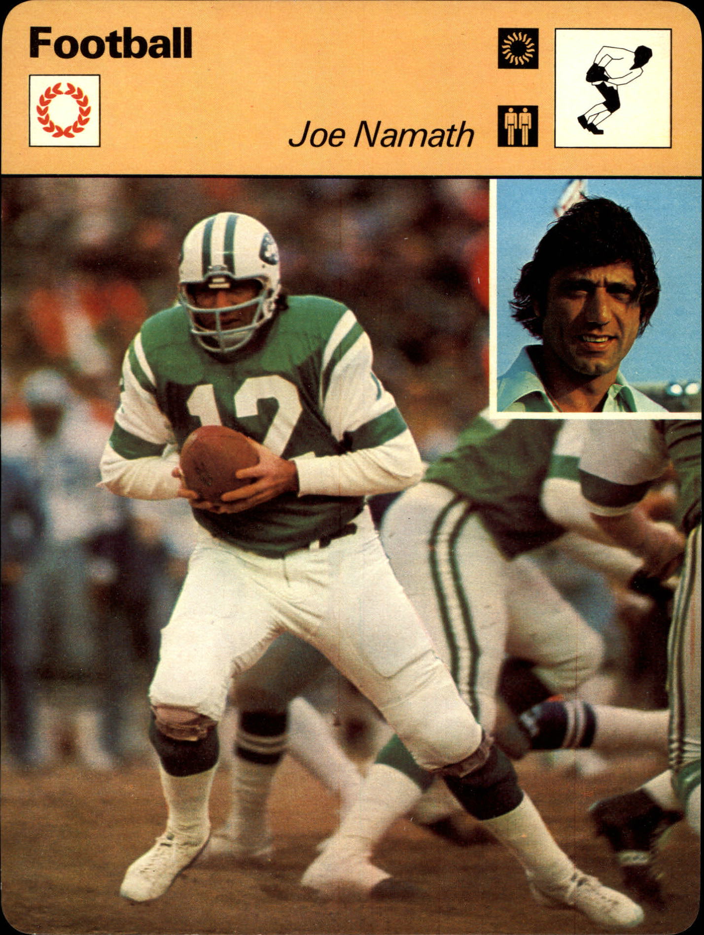 1977-79 Sportscaster Series 3 #320 Joe Namath