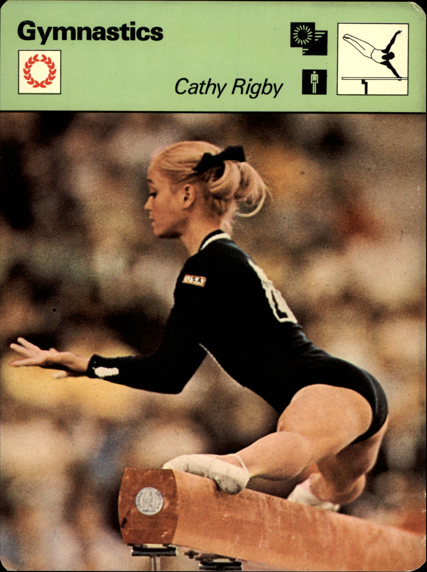 1977-79 Sportscaster Series 3 #321 Cathy Rigby