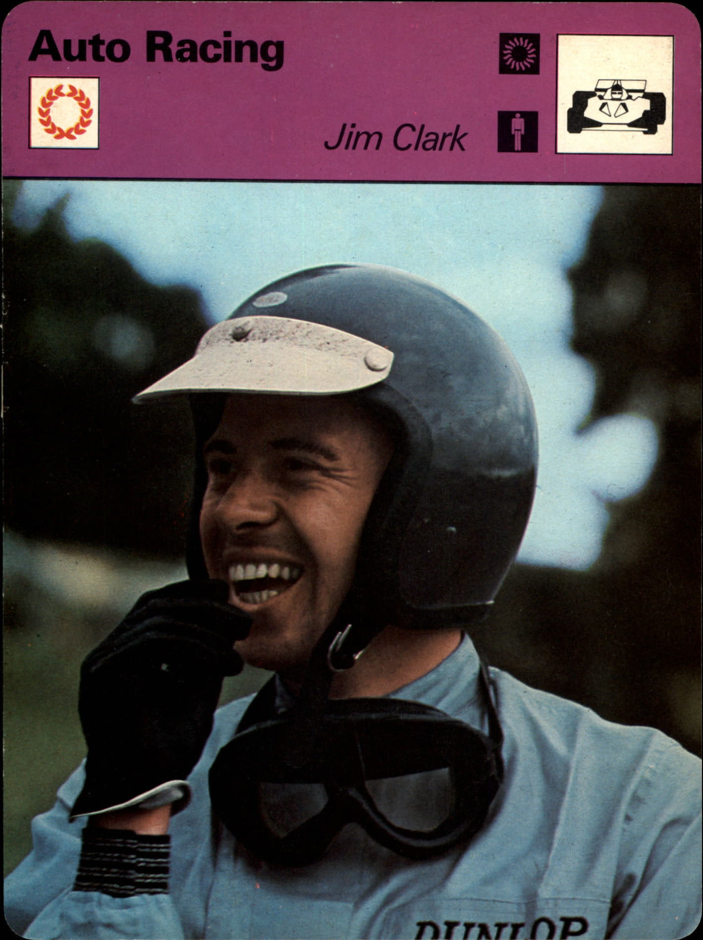 1977-79 Sportscaster Series 12 #1220 Jim Clark