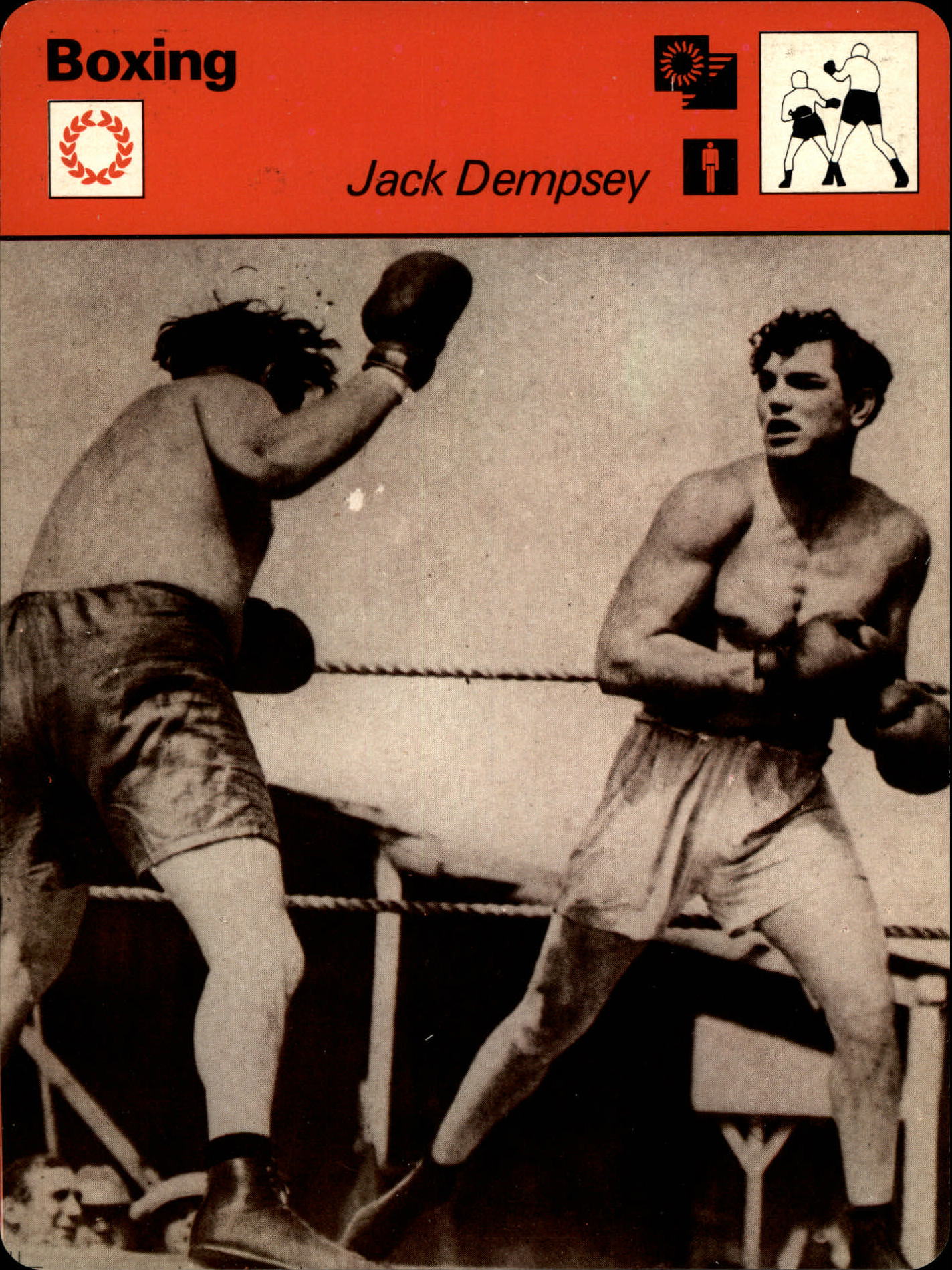 1977-79 Sportscaster Series 13 #1302 Jack Dempsey