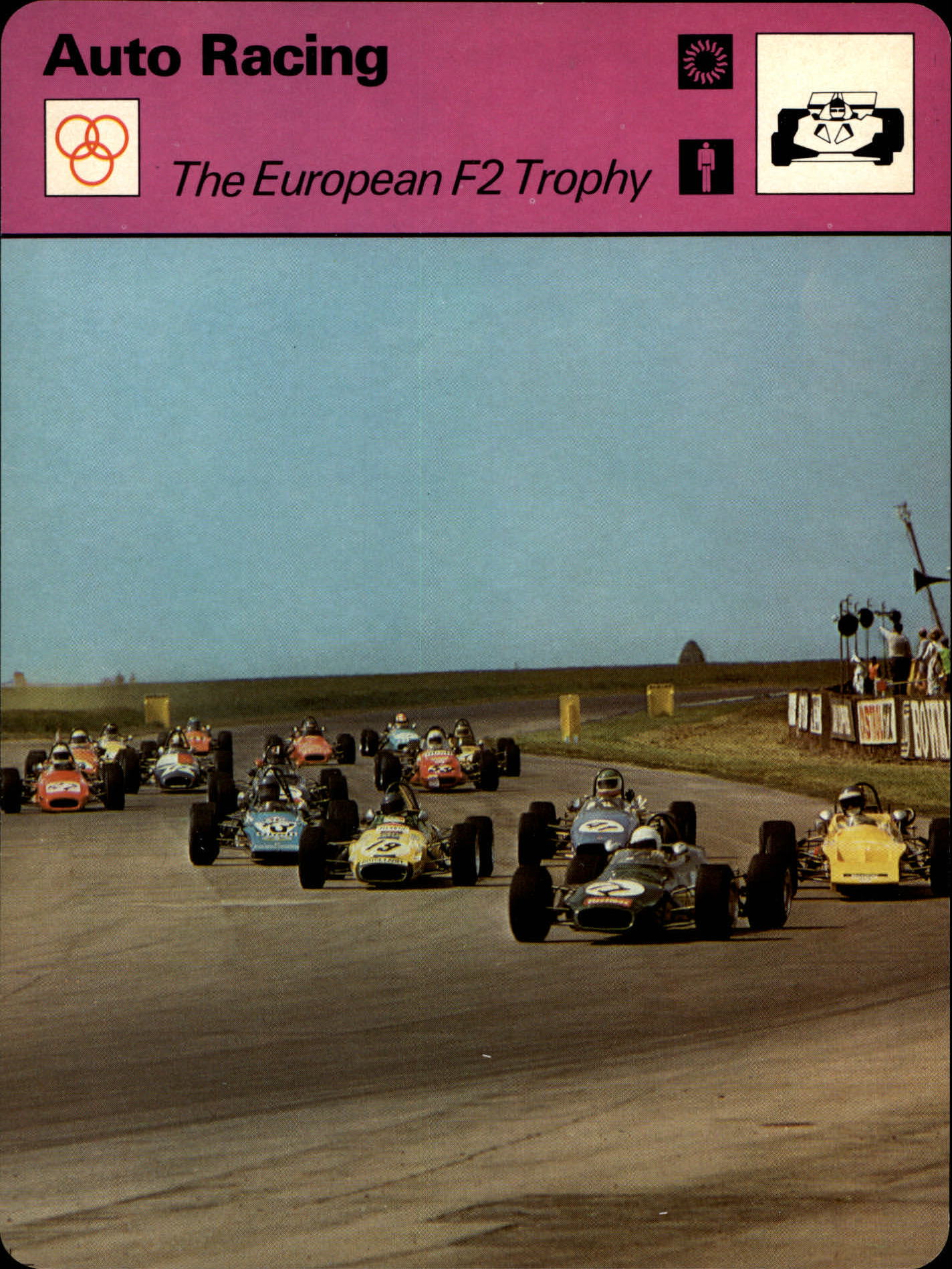 1977-79 Sportscaster Series 13 #1316 The European F2 Trophy
