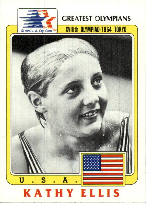 1983 Topps History's Greatest Olympians #34 Kathy Ellis