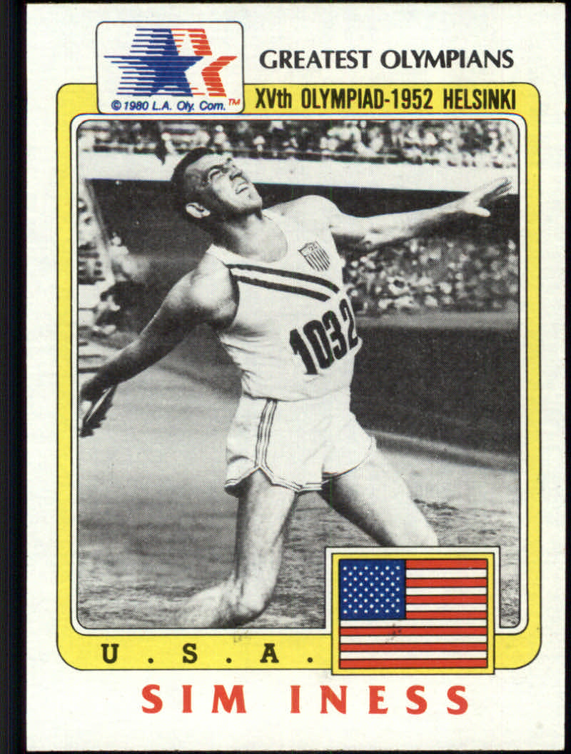 History's Greatest Olympians (1983 Topps) "Main Set" Cards #1 to #99 - Picture 156 of 183