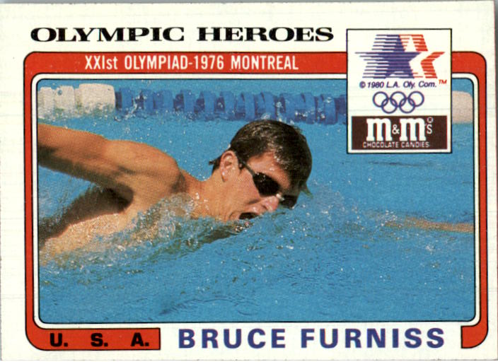 1983-84 Topps M&M's Olympic Heroes #17 Bruce Furniss