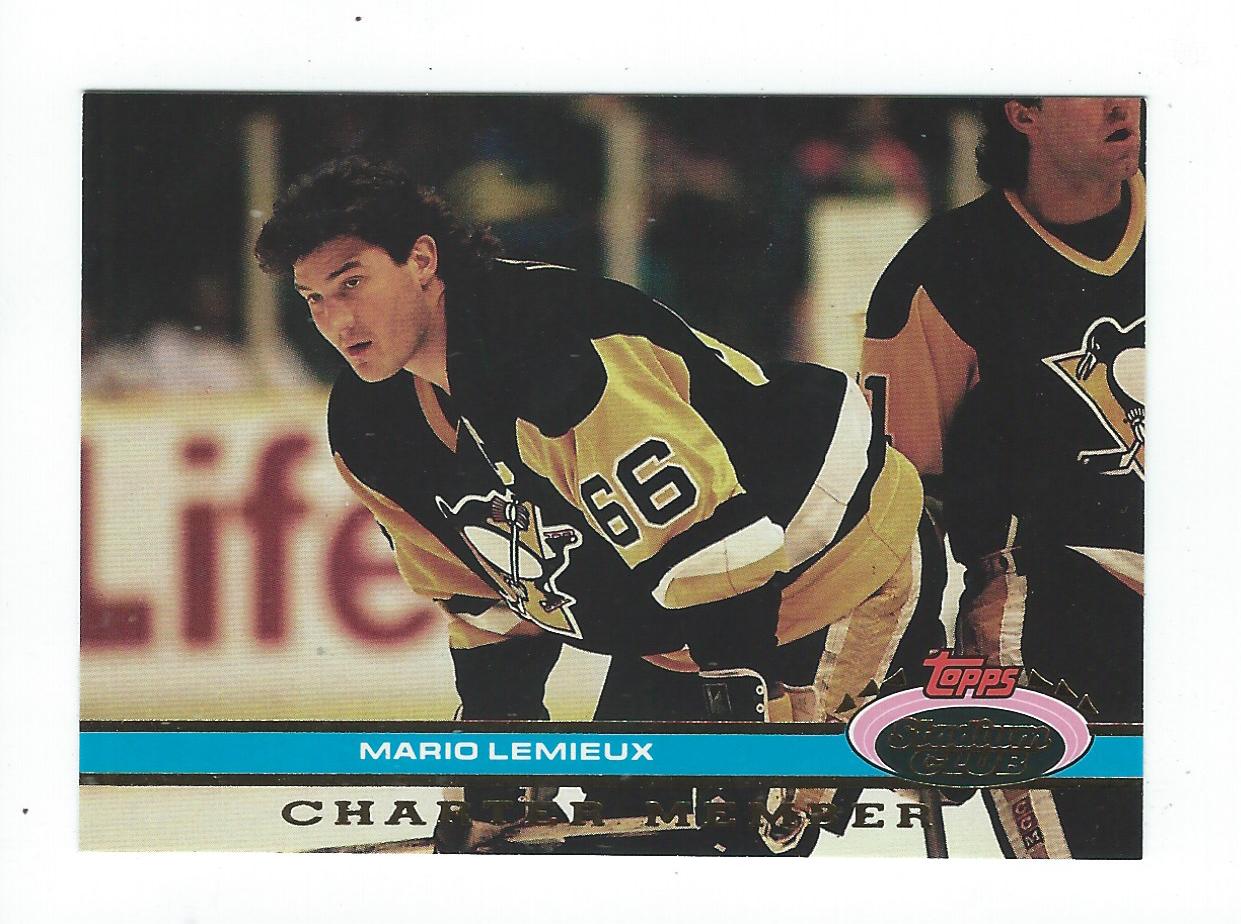 1991 Stadium Club Charter Member #50 Mario Lemieux