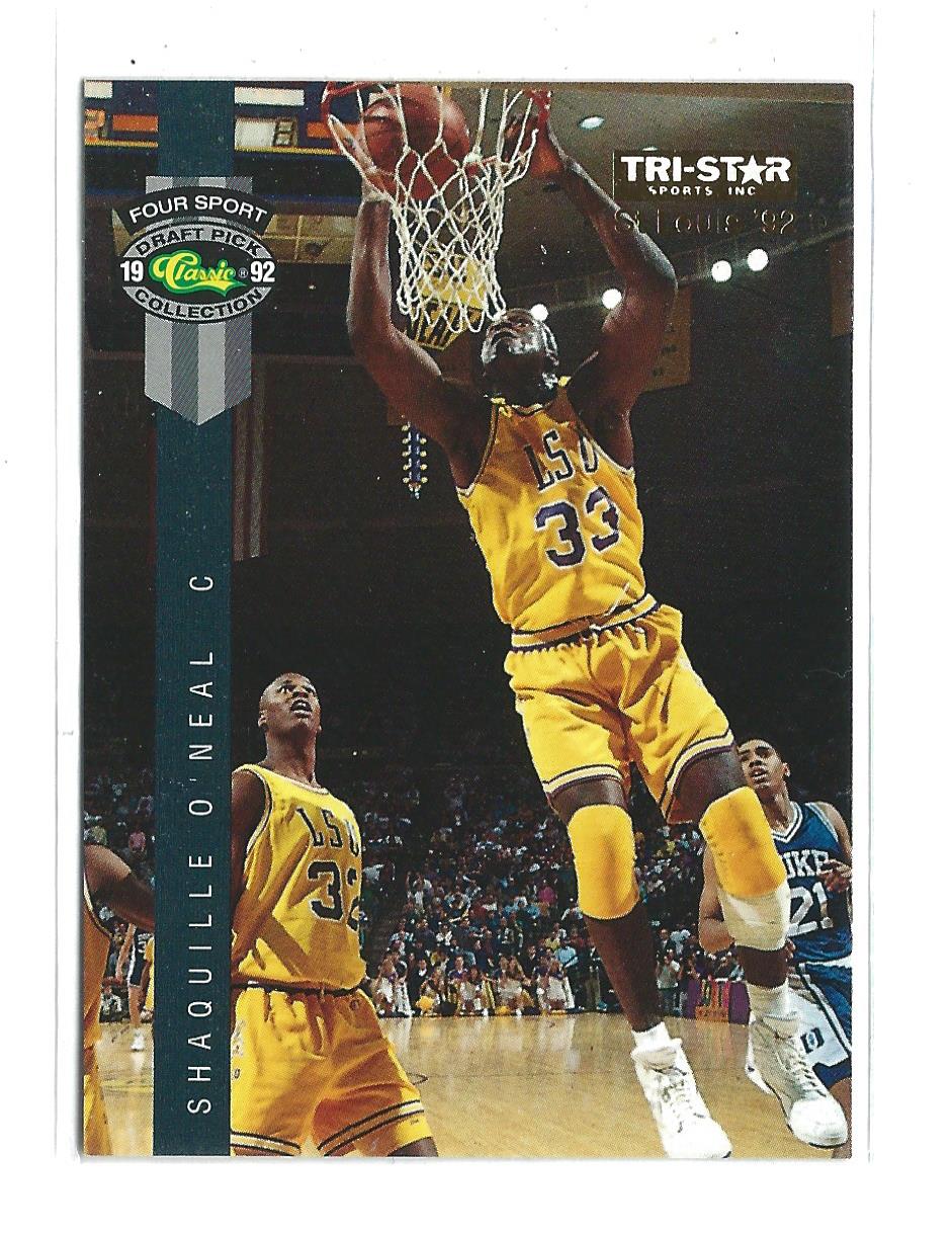 1992 Classic Show Promos 20 #17 Shaquille O'Neal/(1992 Tri-Star St. Louis)