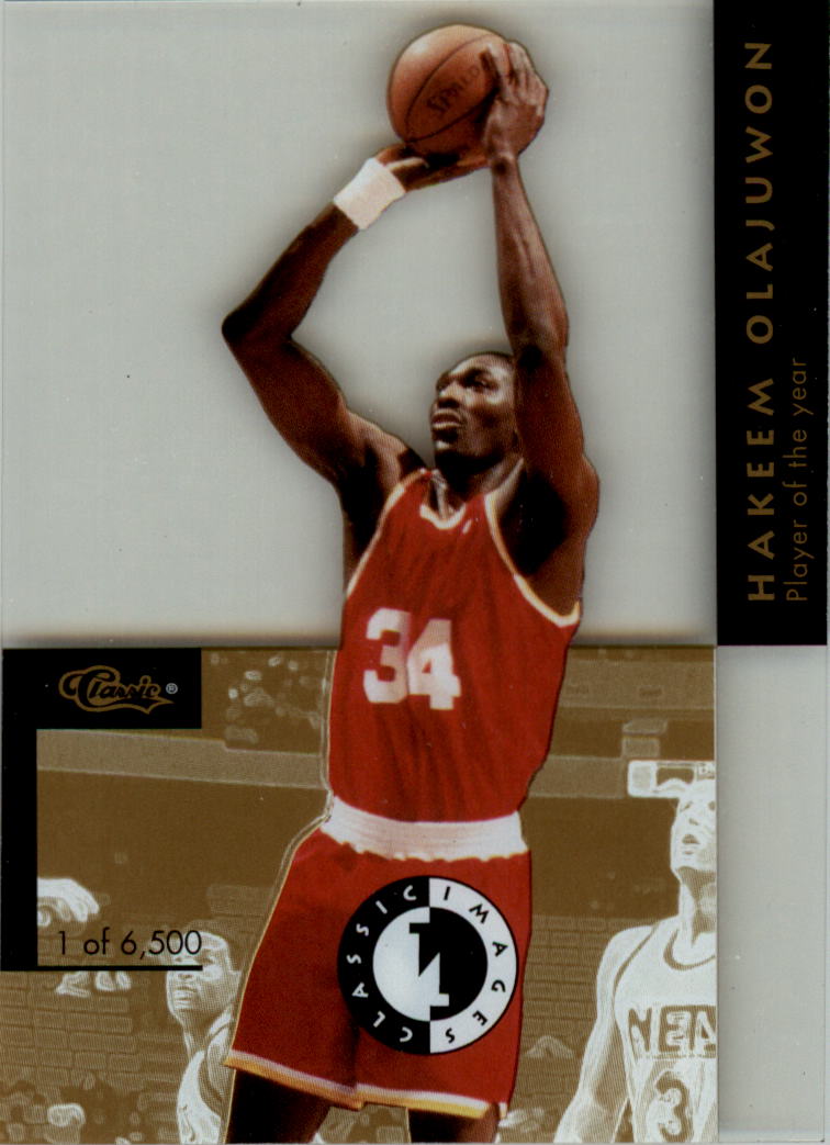 1993-94 Images Four Sport Acetates #4 Hakeem Olajuwon