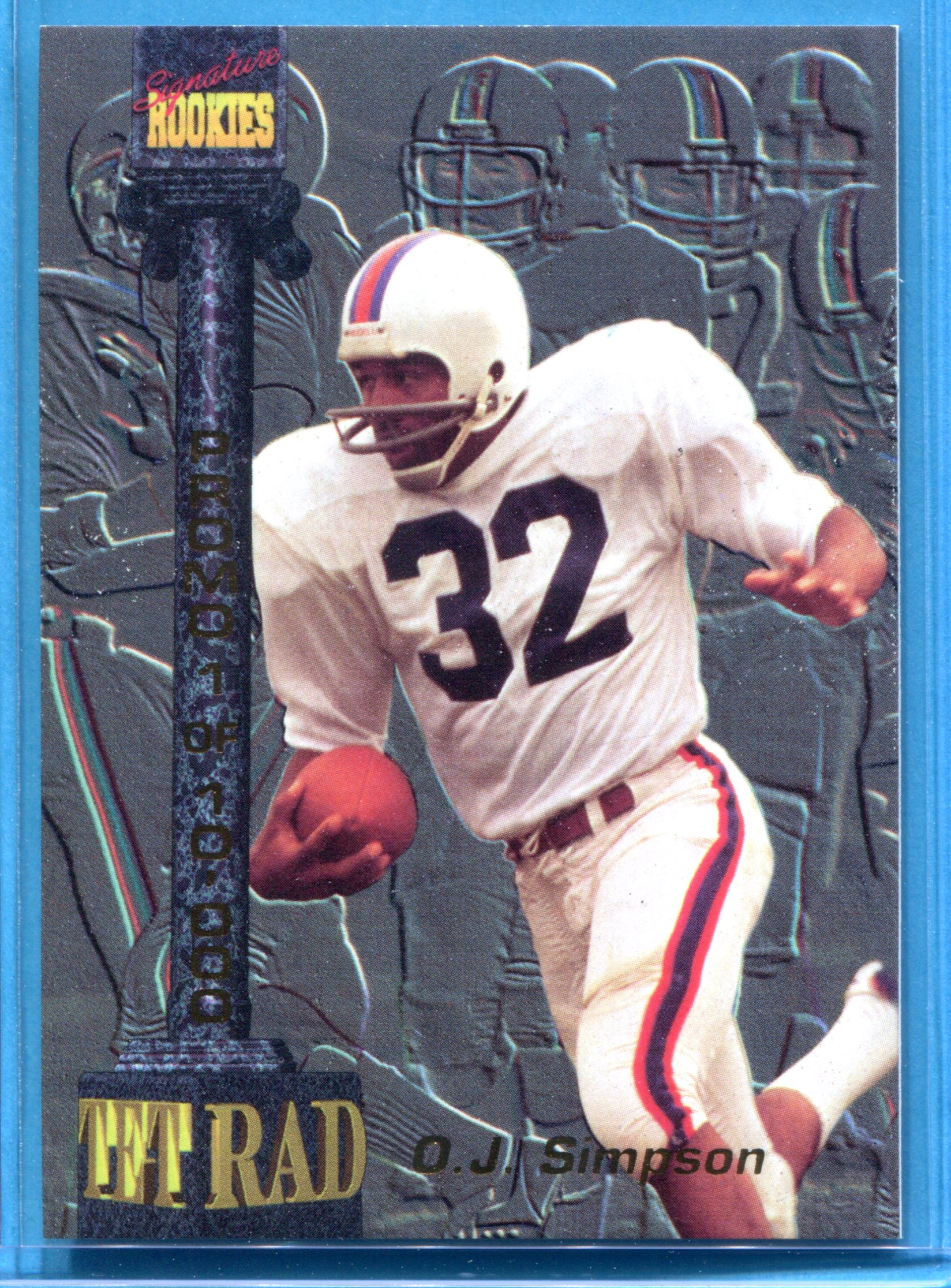 1994 Signature Rookies Tetrad Previews #T6 O.J. Simpson - NM-MT