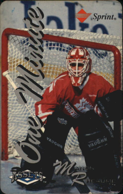 1994-95 Assets Phone Cards One Minute #18 Manon Rheaume