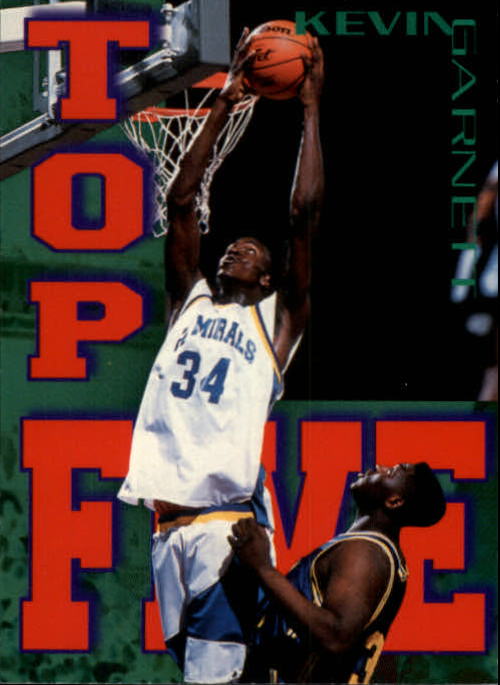 1995 Signature Rookies Fame and Fortune Top Five #T5 Kevin Garnett