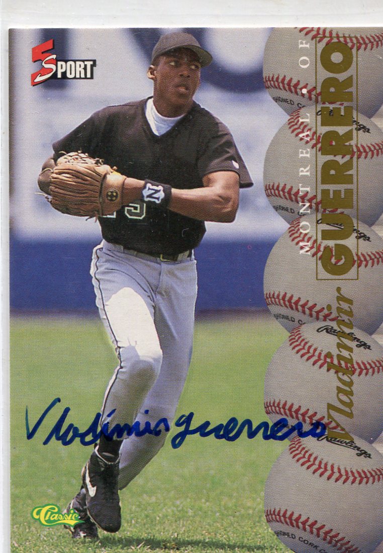 1995 Classic Five Sport Autographs #115 Vladimir Guerrero