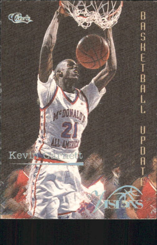 1996 Visions Basketball Update #U108 Kevin Garnett