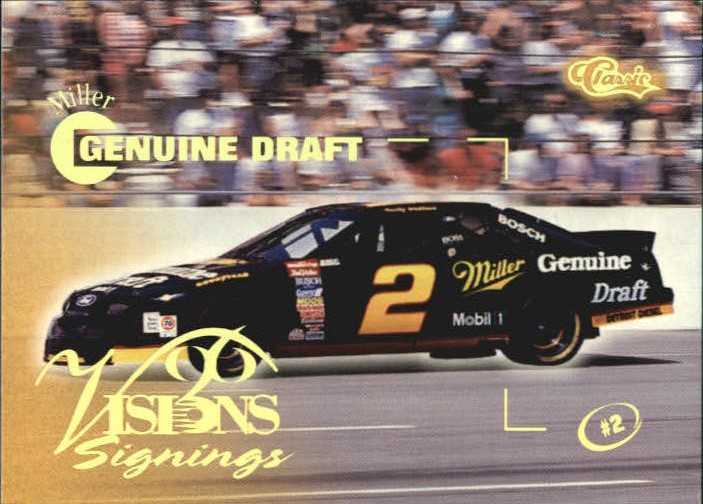 1996 Visions Signings #99 Rusty Wallace's Car