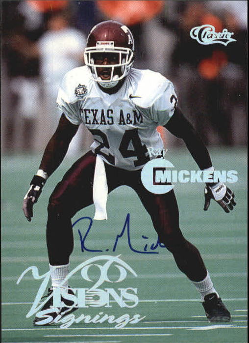 1996 Visions Signings Autographs Silver #44 Ray Mickens/390