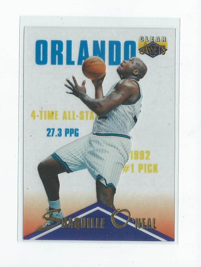 1996 Clear Assets #1 Shaquille O'Neal